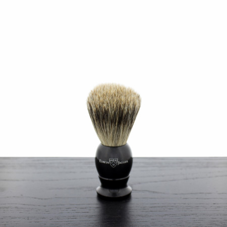 Edwin Jagger Best Badger Shaving Brush, Medium, Black - West Coast